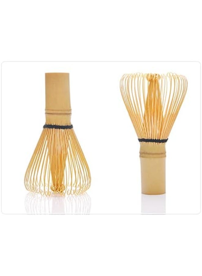 Handcrafted Golden Bamboo Matcha Whisk, Traditional Japanese Chasen Matcha Stirrer -Bamboo Whisk Made from Durable and Sustainable Organic Bamboo - Image 2